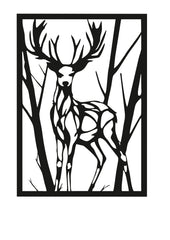 Majestic Deer Silhouette