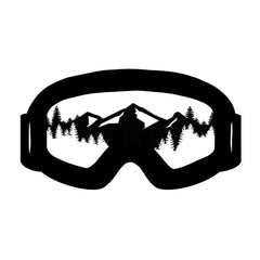 Ski Goggles with Mountain Relief