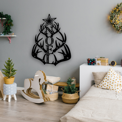 Noel Antler Tree Door Hanger